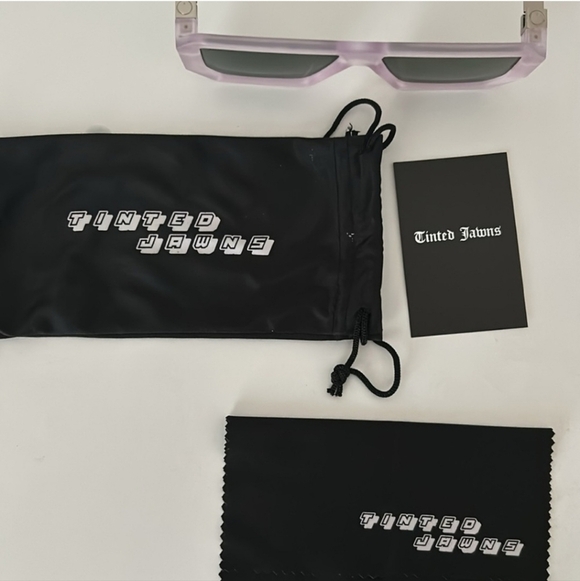 TINTED JAWNS Billionaire Purple Ghost Frosted Shades/sunglasses. Unisex. NIB - Picture 4 of 7